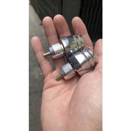 cặp gù chỉ inox đặc gắn xe máy