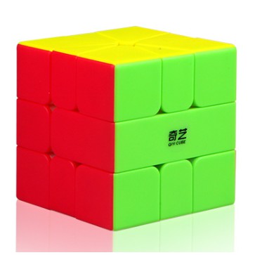 Rubik QiYi Square-1 Không Viền Stickerless. Rubic Biến Thể SQ-1 Cao Cấp Xoay Trơn, Không Rít, Độ Bền Cao