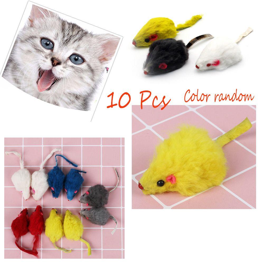 Bộ 10 Chuột Giả Phát Tiếng Ồn Màu Sắc Ngẫu Nhiên