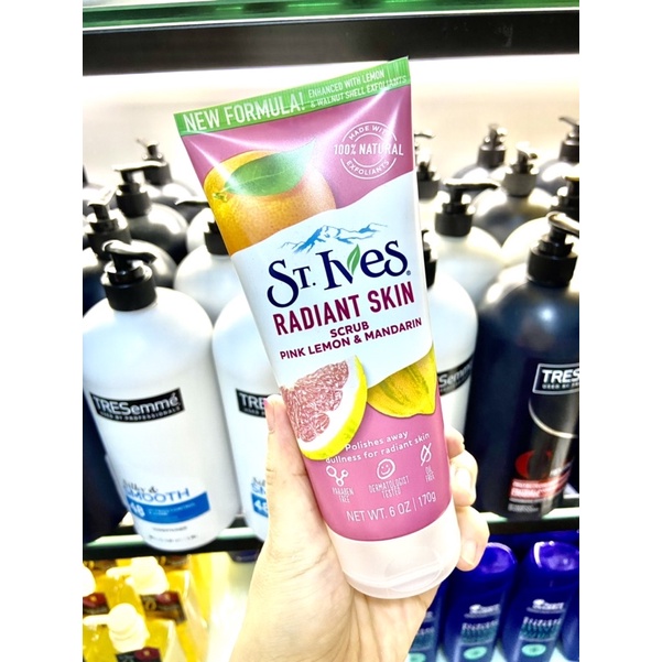 Sữa Rửa Mặt Tẩy Tế Bào Chết St.Ives 2 trong 1 dành cho da dầu mụn, da khô & làm trắng da 170ML