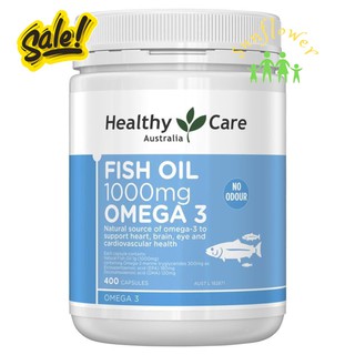 Dầu cá Healthy Care Fish Oil 1000mg Omega 3 của Úc 400 viên