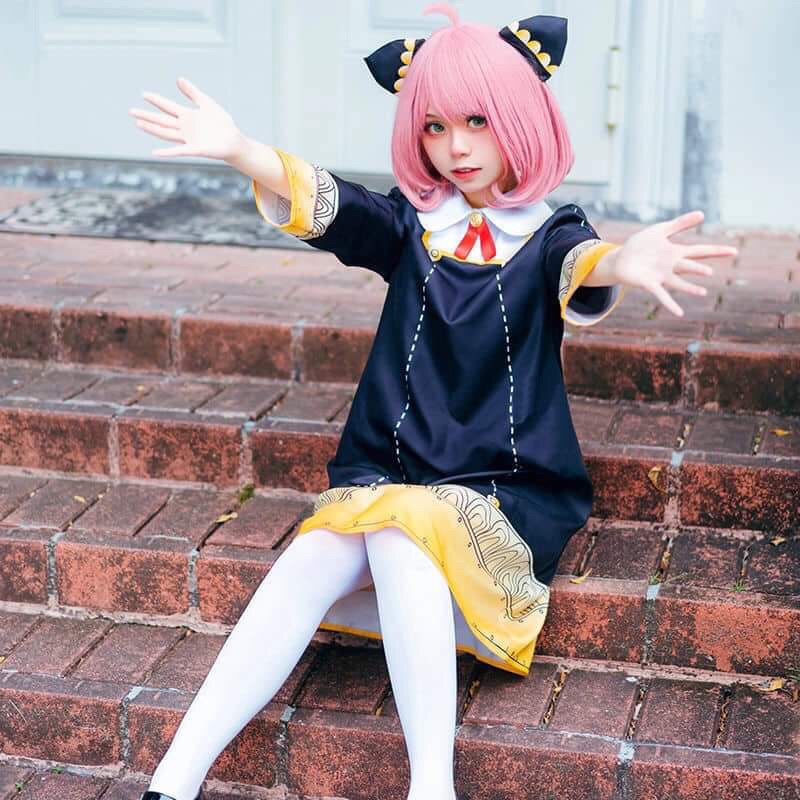 ❣ full set cosplay Anya trong anime Spy x Family