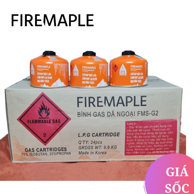 Bình ga dã ngoại Maxsun - Fire  Maple du lịch, cắm trại mini 230gr | BigBuy360 - bigbuy360.vn
