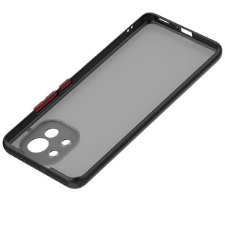 Ốp lưng Redmi Note 11 Pro Note 11s Note 7 Note 8 Note 9  Pro Note 9s Note 10 10s 9T 9A Mi 11 Lite 5G đen nhám [Basic]
