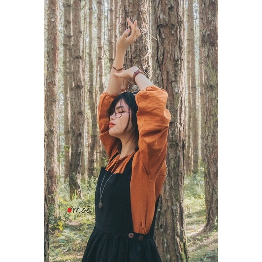 Váy yếm dáng dài - Asuka overall dress