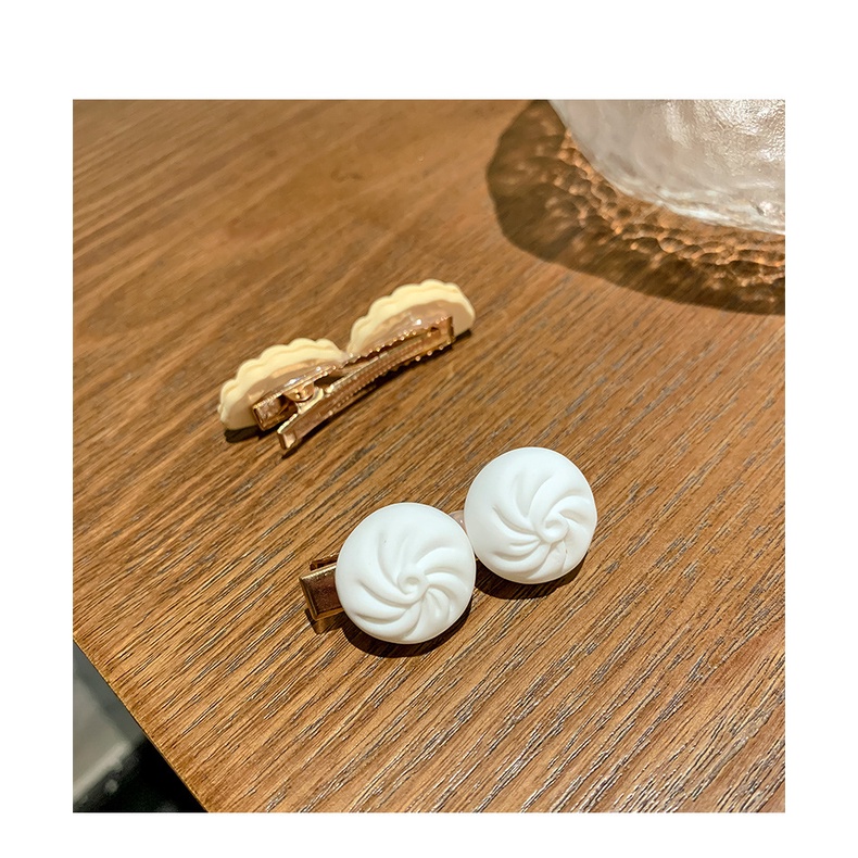 1 Kẹp Tóc Tạo Hình Thức Ăn Sáng Tạo Thủ Công Phong Cách Hàn Quốc Cho Nữ