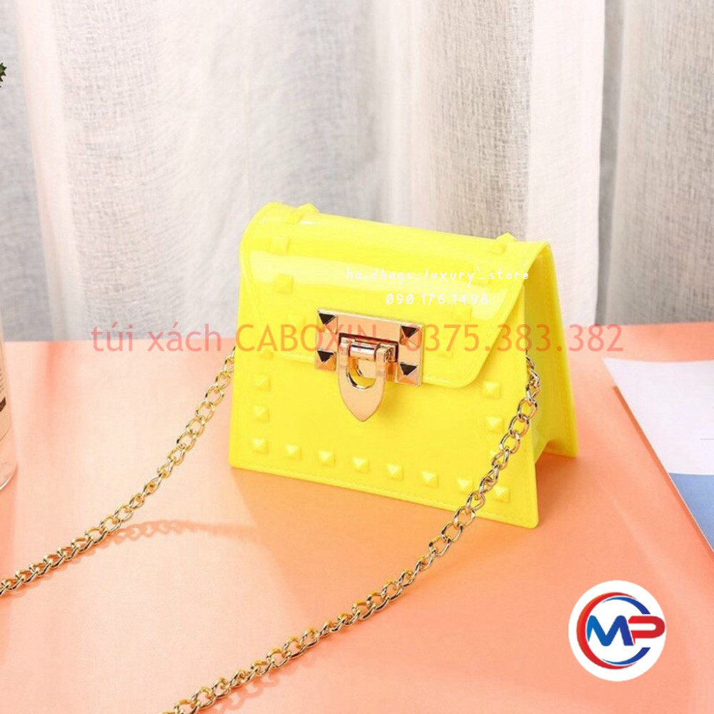 túi xách valenxiaga size mini chất liệu silicol  -CABOXIN tuyển sỉ toàn quốc