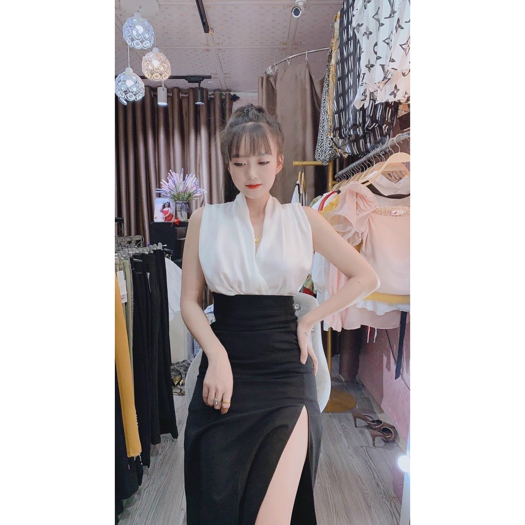 Set Váy đầm nữ dạo phố, tiệc, chân váy dài sẻ, áo lụa kiểu cách điệu, sang chảnh, thời trang nữ HOT Thu đông 2021 | BigBuy360 - bigbuy360.vn