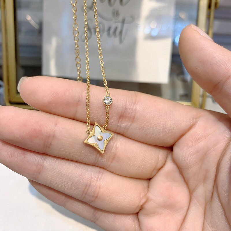 Dây chuyền/Bông tai/Lắc tay VL siêu xinh|Sang chảnh|Cá tính/Chất titan cao cấp không rỉ set\CÓ BẢO HÀNH