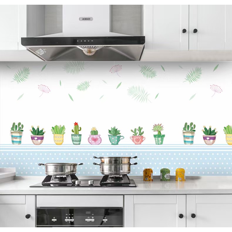 Decal dán bếp MẪU MỚI 05 khổ rộng 60cm( giá bán 1m dài tới)