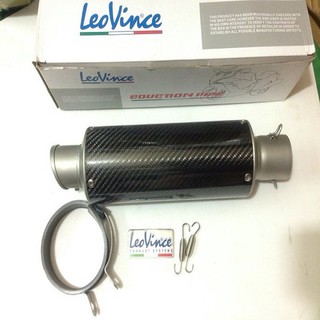 Lon Pô Leovince Cacbon L2 dài - Vindecal BD