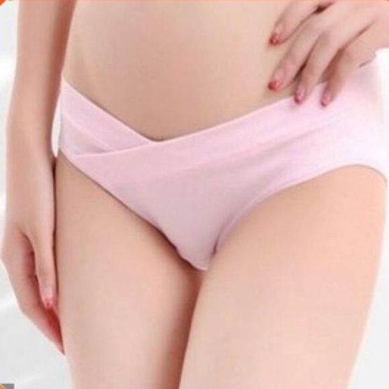 Quần Lót Cotton Cạp Chéo Không Cấn Bụng - Quần lót kháng khuẩn Spring cho mẹ bầu và sau sinh No.100398