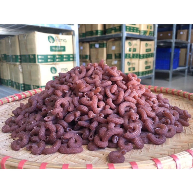 Nui ngũ sắc / khoai lang tím / chùm ngây / nui lứt từ gạo và rau củ quả siêu ngon gói 500g