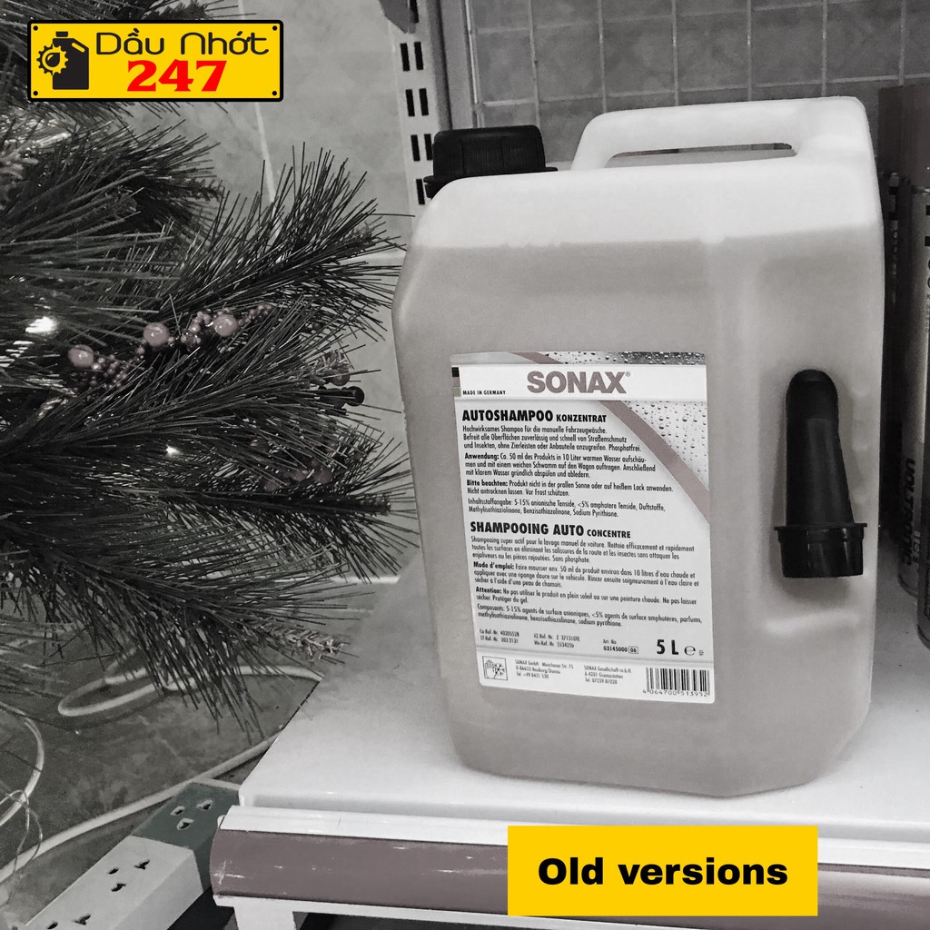 Nước rửa xe Sonax - Can 5L