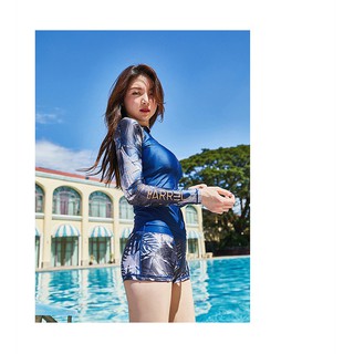 Đồ bơi nữ tay dài chống nắng - có áo croptop