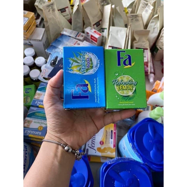 Hộp Bánh Xà Phòng FA Hương Chanh Hàng Nhập Khẩu Đức 90g