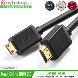 Dây Mini HDMI Sang HDM UGreen HD108 - Chuẩn 2.0 Support 4K*60Hz
