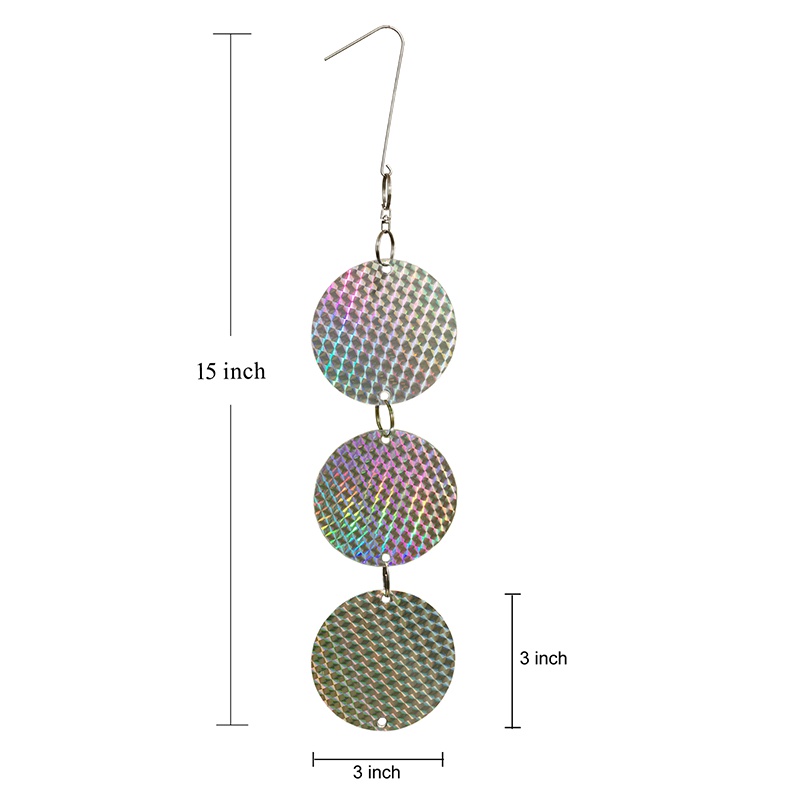 Set 24 Đĩa Phản Quang Treo Chuồng Chim Bồ Câu