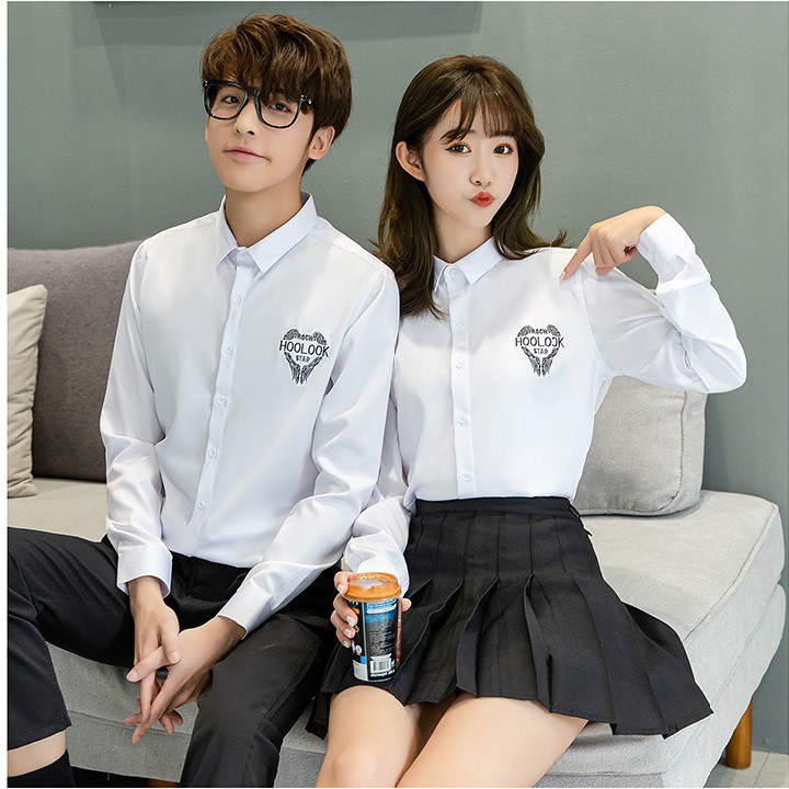 Áo Sơ Mi Nam đẹp 𝐅𝐑𝐄𝐄𝐒𝐇𝐈𝐏 Áo sơ mi cặp nam Nữ Cặp Đôi couple đen sọc nâu dễ thương phong cách cá tính