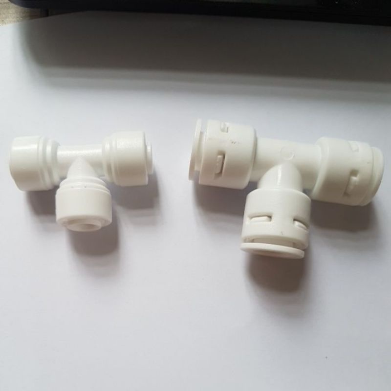 Cút T đều ra dây 6. cút T nối nhanh 3 đầu dây 6 dùng cho máy lọc nước