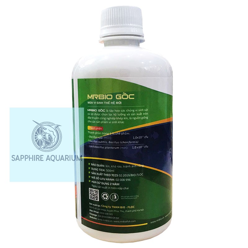 Mr Bio Fish - Men vi sinh gốc xử lý nước bể cá