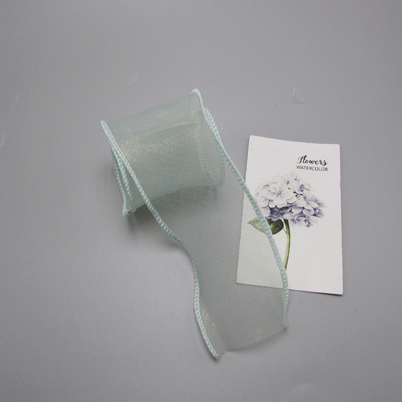 Cuộn dây ruy băng lưới gợn sóng trang trí quần áo DIY