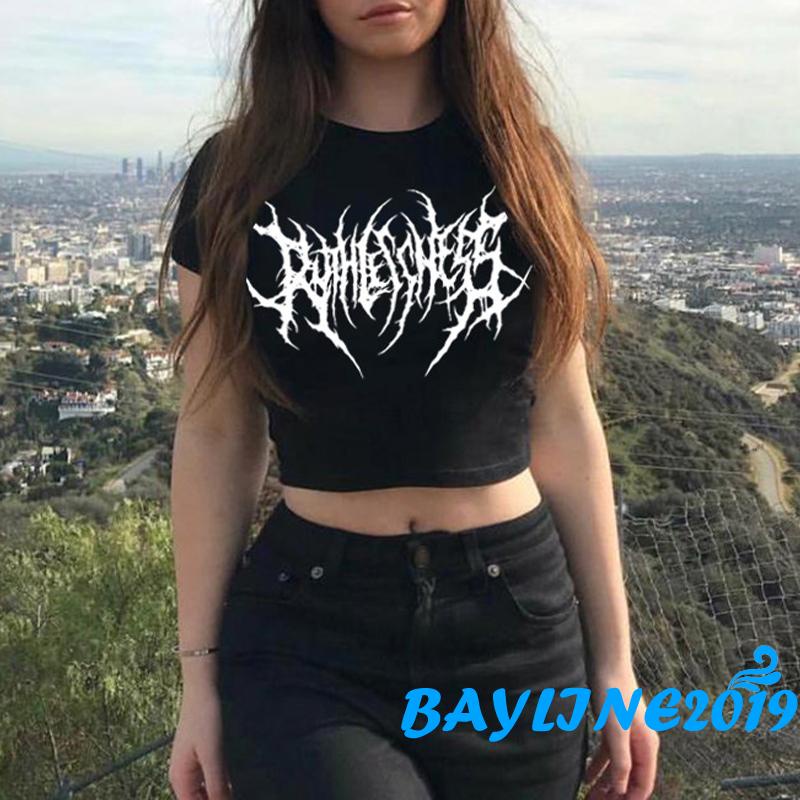 Áo Thun Tay Ngắn Cổ Tròn In Họa Tiết Hình Học Thời Trang Mùa Hè Cho Nữ