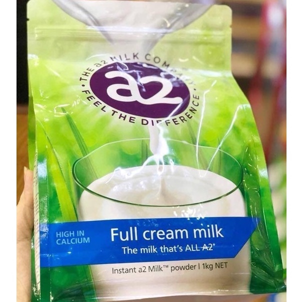 [AIR] Sữa Bột A2 Nguyên Kem Full Cream Và Tách Béo Úc 1 Kg Sữa Cho Cả Gia Đình