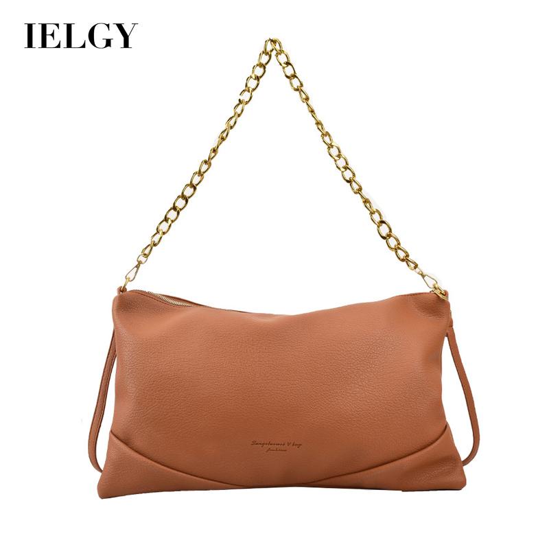 Túi Xách Đeo Vai Cỡ Lớn Phối Dây Xích Phong Cách Hàn Quốc Dành Cho Nữ