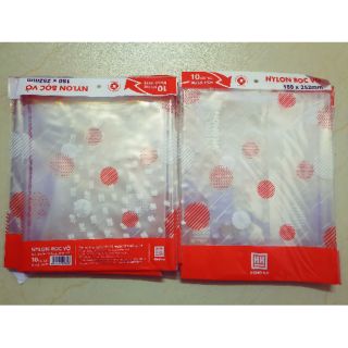 2 tập Nilon bọc vở Hồng Hà( KT : 180x252mm)
