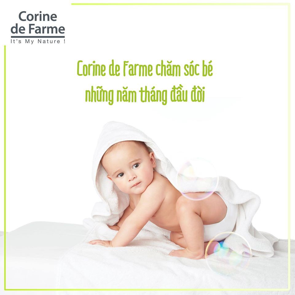 Nước vệ sinh cho bé Corine De Farme Eau Nettoyante Micellair 500ml