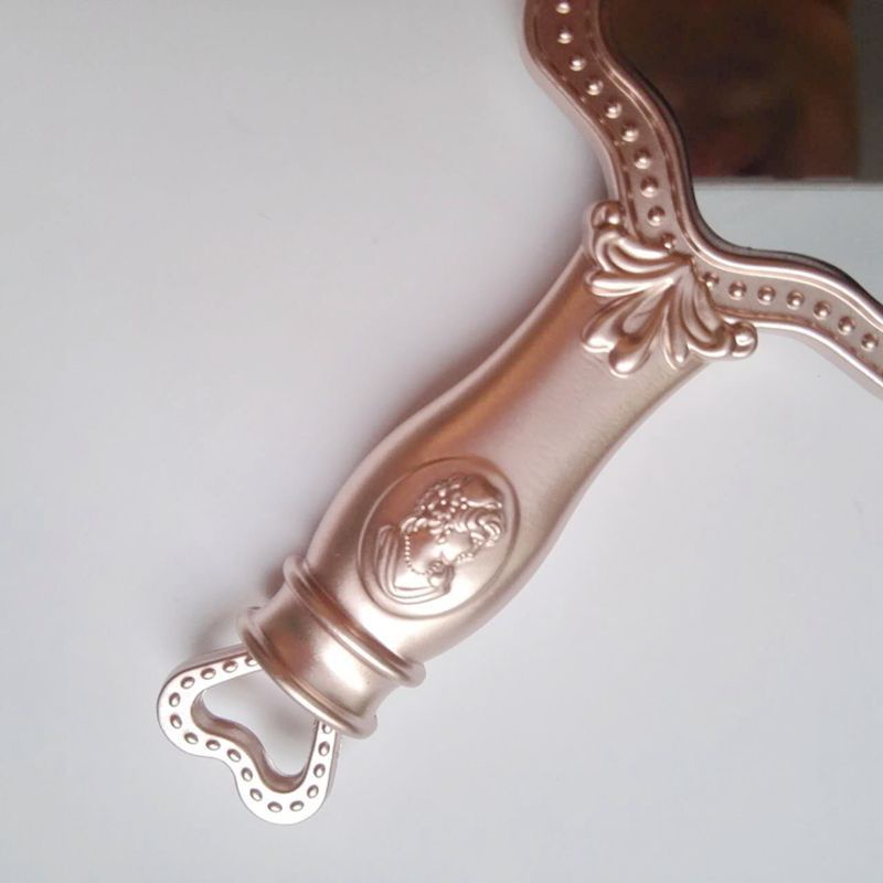 Gương trang điểm cầm tay kiểu công chúa dễ thương nhỏ gọn cho bé gái