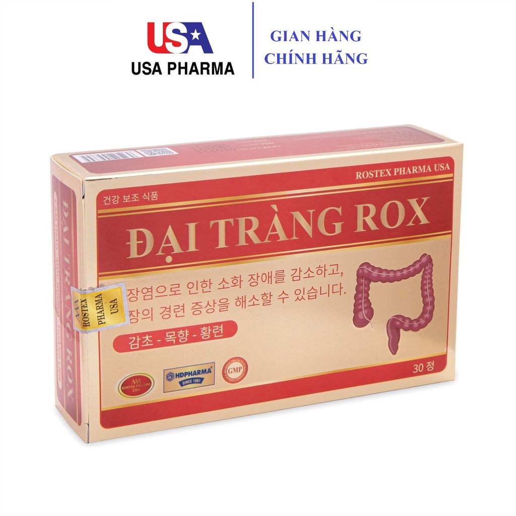 Đại Tràng Rox thảo dược giảm viêm đại tràng, rối loạn tiêu hóa - 30 viên [Đại Tràng Rox 30 viên]