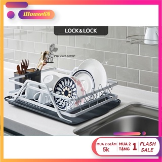 Kệ úp chén dĩa bằng nhôm lock&lock ldr205