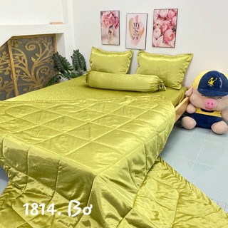 Bộ drap phi lụa màu mới 2020( khổ 1,8m ) không mền