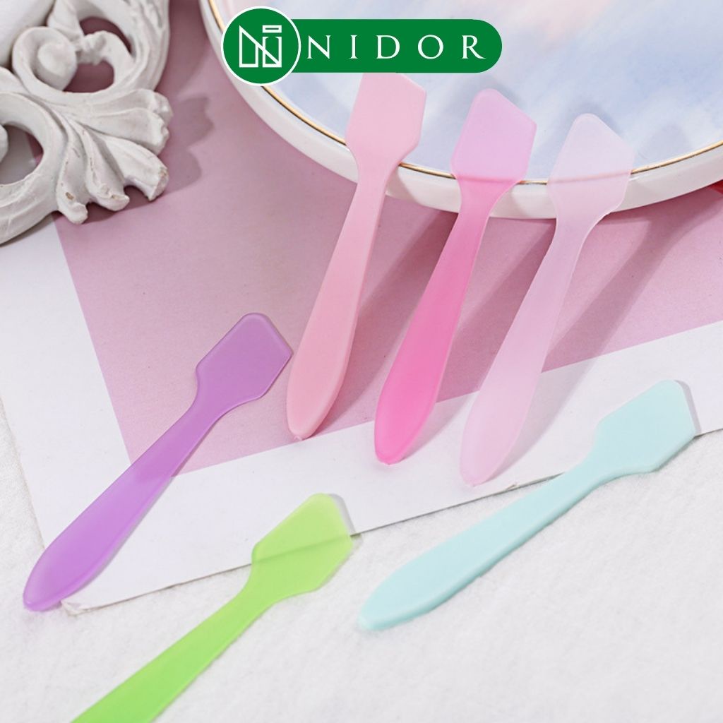 Muỗng nhựa múc kem, đắp mặt nạ mask nhỏ mini