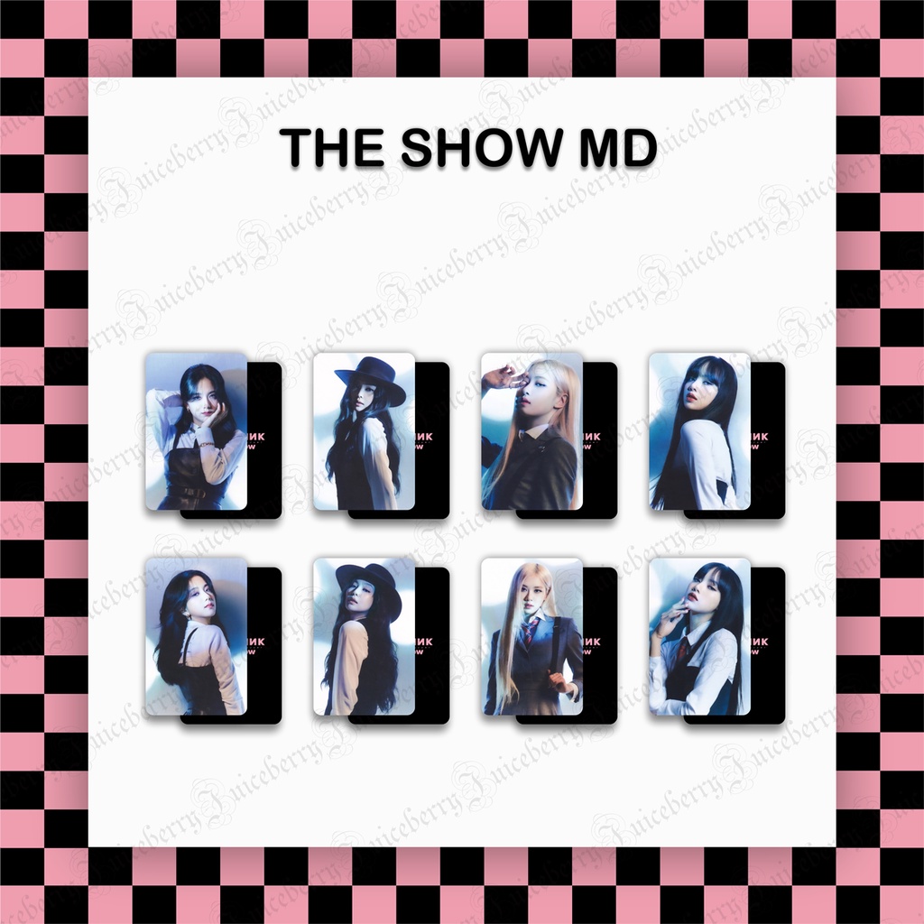 Bộ ảnh photocard fanmade BLACKPINK The Show YG E73