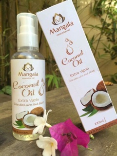 Dầu Dừa siêu tinh khiết Mangala 100ml dưỡng da, dưỡng tóc