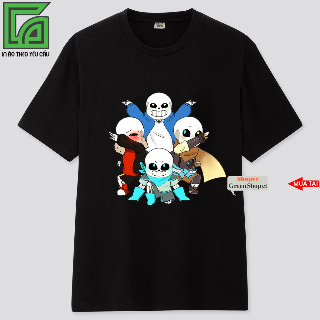 NEW Áo Thun Game Undertale Sans V3 -Có Size Trẻ Em 3 Màu S213