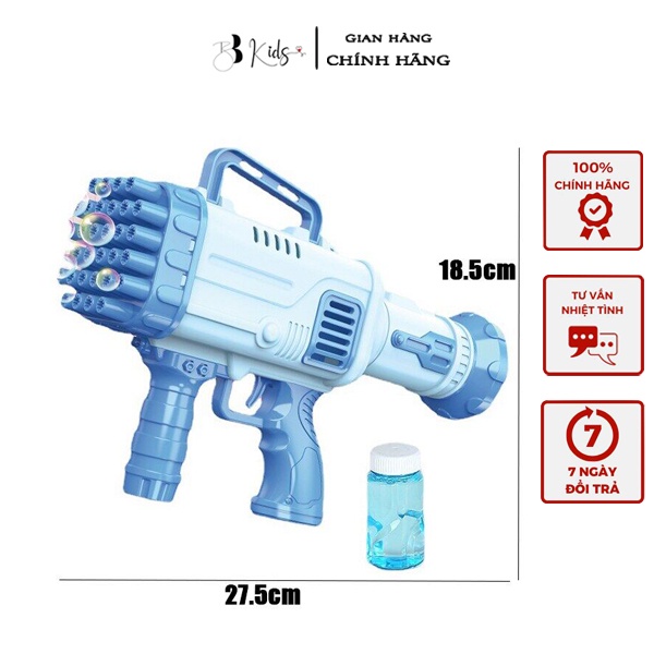 Súng bắn bong bóng xà phòng 32 nòng BB Kids