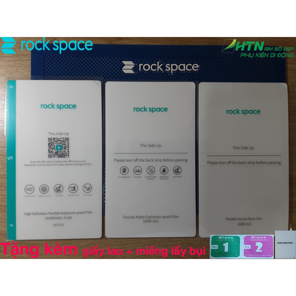 Miếng Dán PPF Rock Space 8 inch cao cấp chính hãng dùng cắt dán phù hợp (tặng giấy lau và tick lấy bụi)