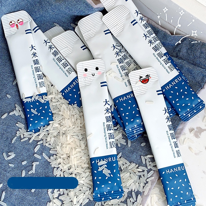 Mặt nạ ngủ chiết xuất gạo dưỡng ẩm phục hồi da ban đêm