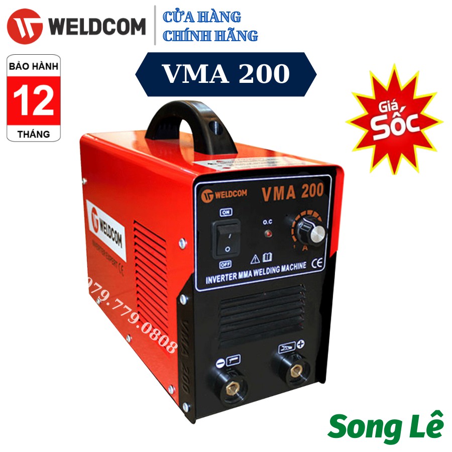 Máy Hàn Điện Tử Weldcom VMA 200