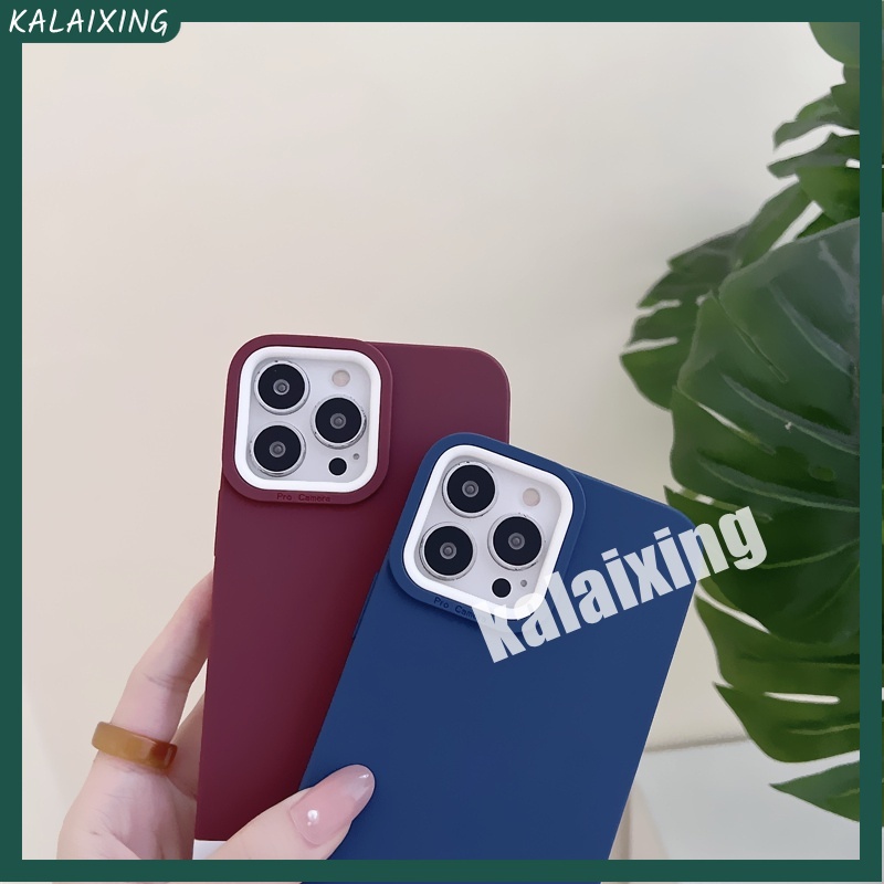 【Có Logo】Ốp Điện Thoại Mềm Bảo Vệ Ống Kính Máy Ảnh 3 Trong 1 Màu Macaron Cho iPhone 14 Pro Max 14Pro 14Max 13 12 11 Pro 11ProMax