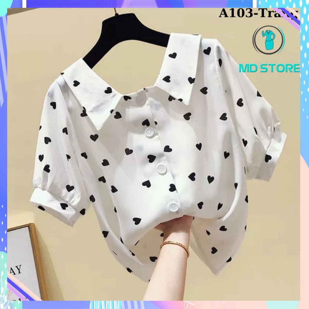- Áo sơ mi nữ thiết kế vải lụa hàn nhập cao cấp tay lỡ phong cách cực sang trọng