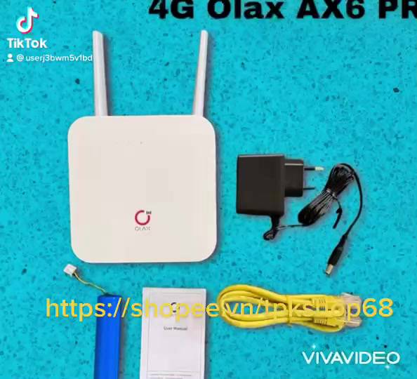 Bộ phát wifi 4G Olax Ax6 Pro B cắm điện ( có kèm Pin sạc sử dụng 12 tiếng) | BigBuy360 - bigbuy360.vn