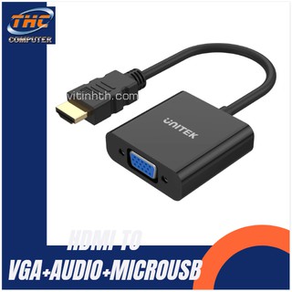 Cáp chuyển đổi HDMI sang VGA UNITEK Y-6333 chính hiệu