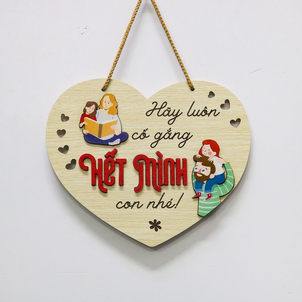 Biển bảng gỗ decor Treo tường Cửa Trang trí Gia đình Phòng ngủ Phòng khách GD91-99