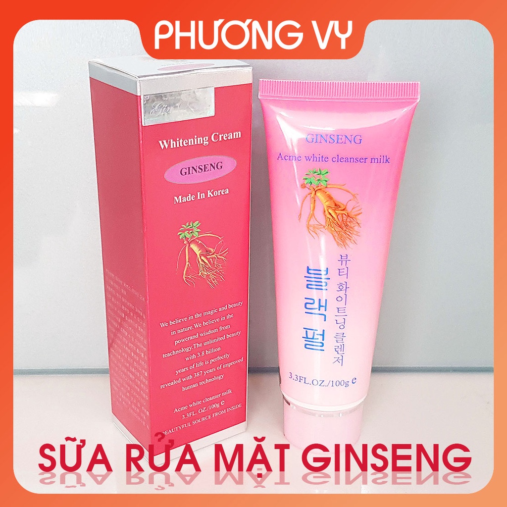 [Chính Hãng] Mỹ phẩm Ginseng, kem sâm giúp mờ nám dưỡng trắng da chiết xuất từ nhân sâm Hàn Quốc, mỹ phẩm, Ginseng.