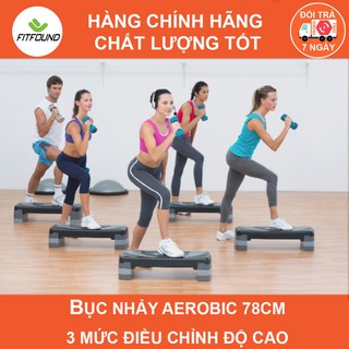 Bục nhảy Aerobic step 3 mức điều chỉnh độ cao bục nhảy thể dục nhịp điệu tại nhà